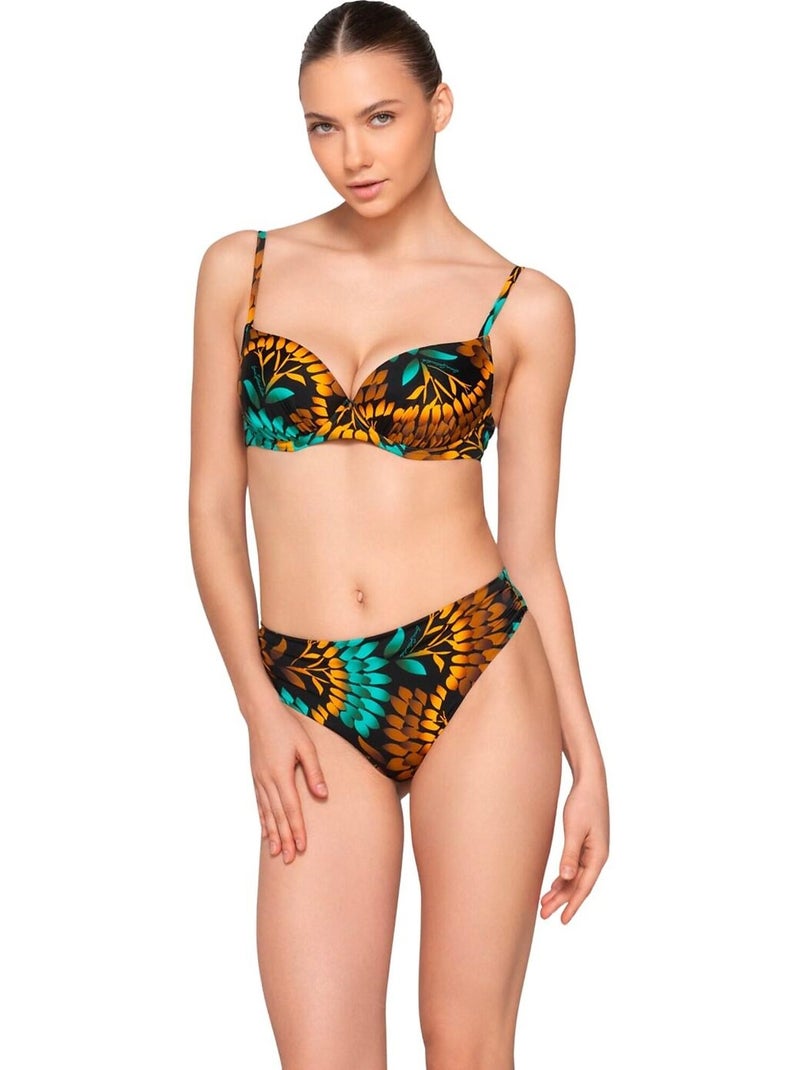 Haut maillot de bain préformé balconnet EMERALD Multicolore - Kiabi