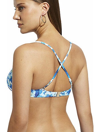 Haut maillot de bain préformé multipositions Rosé