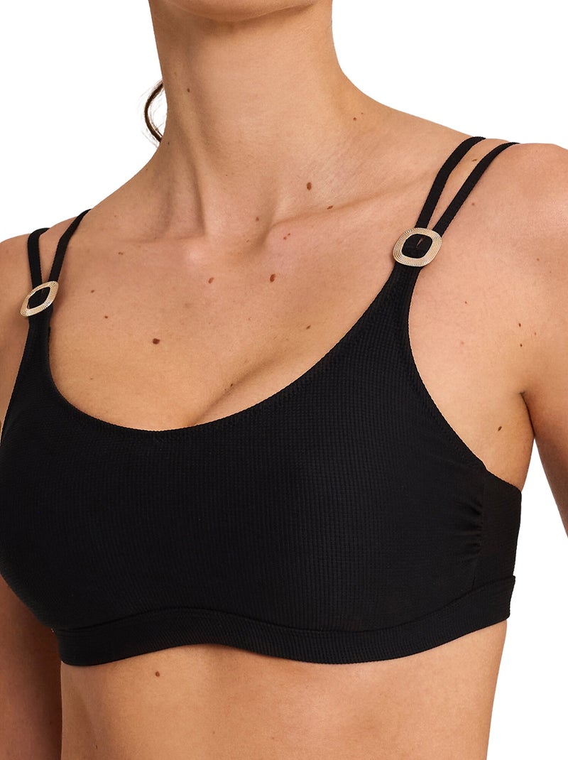 Haut maillot de bain prothétique SOLSTICE Noir - Kiabi