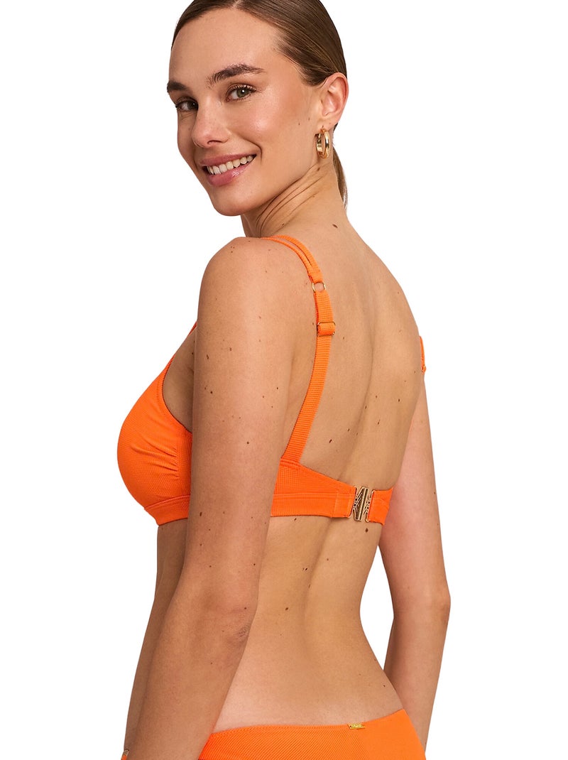 Haut maillot de bain prothétique SOLSTICE Orange - Kiabi