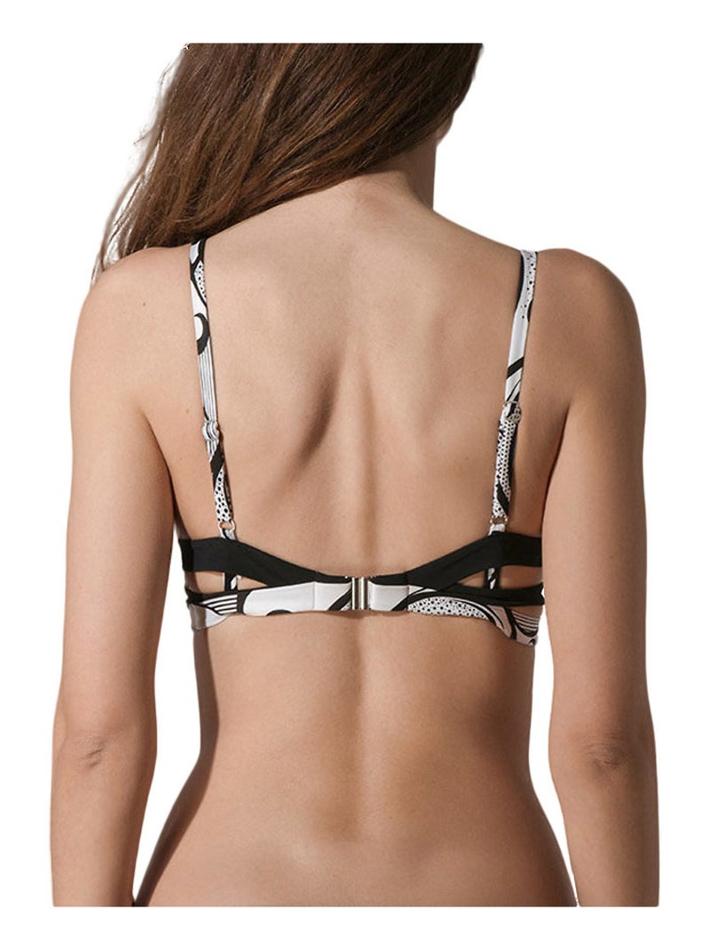 Haut maillot de bain push-up Elixir Noir - Kiabi