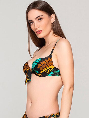 Haut maillot de bain push-up EMERALD