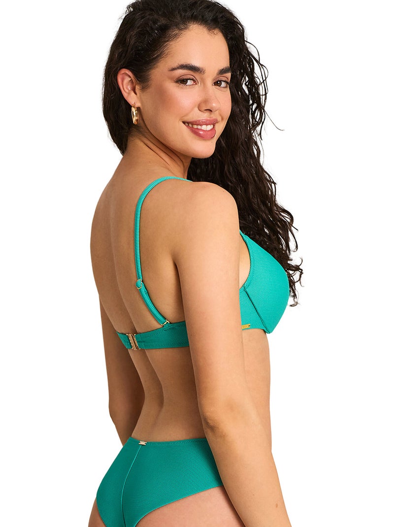 Haut maillot de bain push-up SOLSTICE Vert - Kiabi
