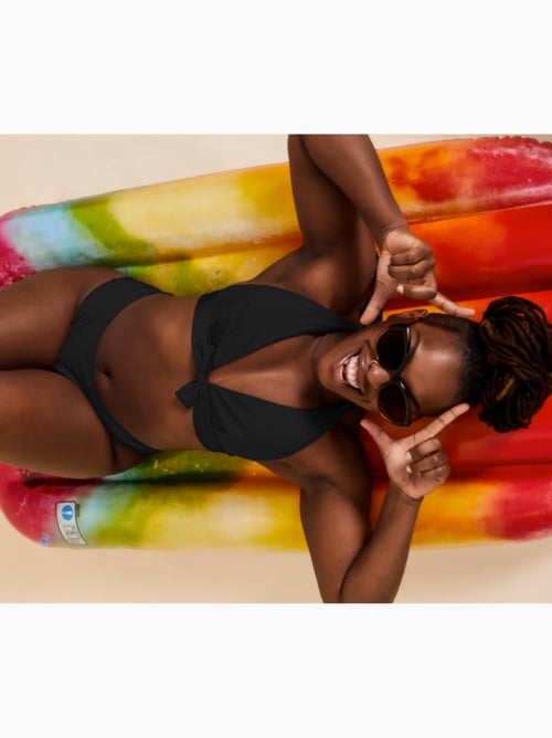 Haut maillot de bain triangle ARIEL Noir - Kiabi