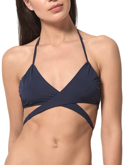 Haut maillot de bain triangle convertible Blue Sense - Kiabi