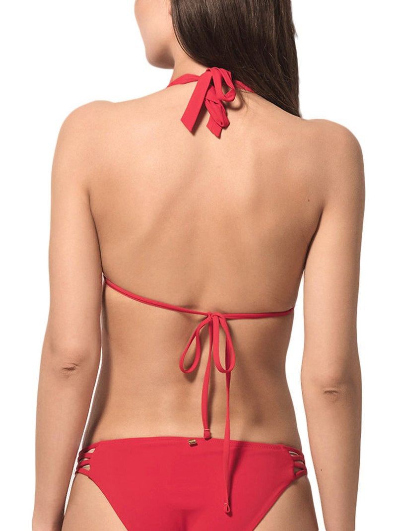 Haut maillot de bain triangle convertible Blue Sense Rouge - Kiabi