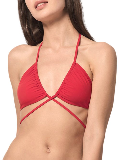 Haut maillot de bain triangle convertible Blue Sense - Kiabi