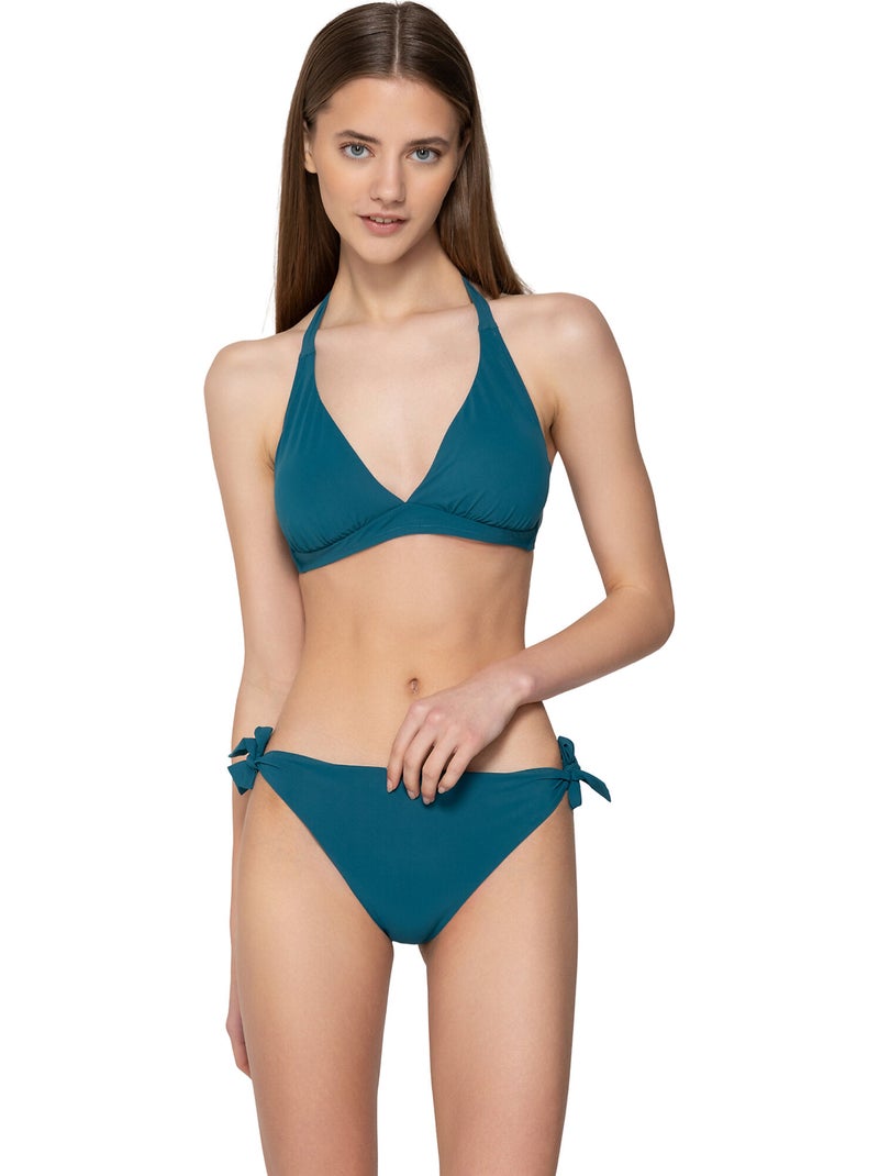 Haut maillot de bain triangle emboîtant BLUE SENSE Vert - Kiabi