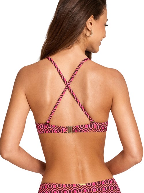 Haut maillot de bain triangle non préformé KALEIDO - Kiabi