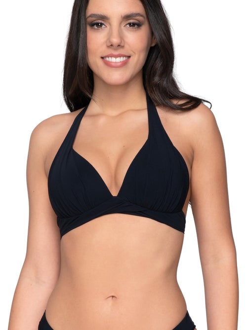 Haut maillot de bain triangle plissé emboîtant BLUE SENSE - Kiabi