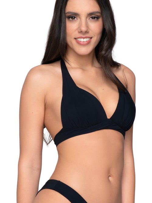 Haut maillot de bain triangle plissé emboîtant BLUE SENSE - Kiabi