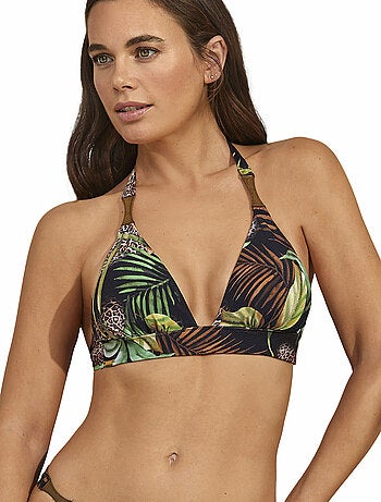Haut maillot de bain triangle préformé dos nu Paradise