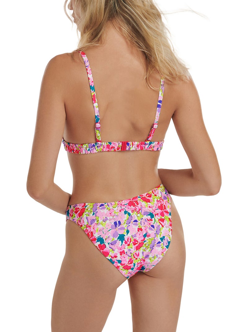 Haut maillot de bain triangle préformé sans armatures Napoli Rose - Kiabi