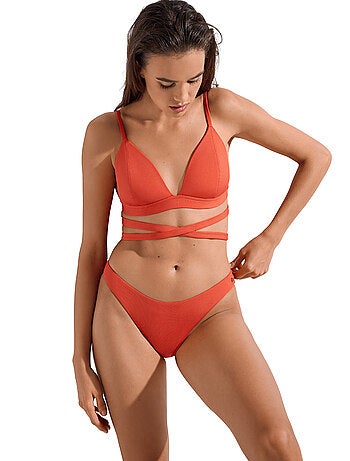 Haut maillot de bain triangle préformé sans armatures Normandie