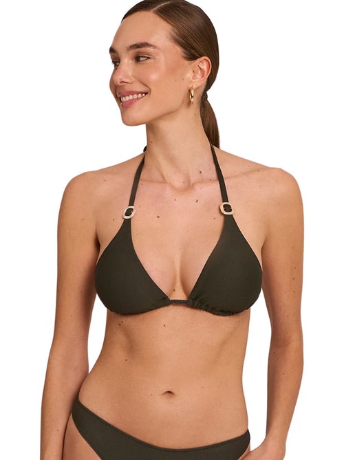 Haut maillot de bain triangle préformé SOLSTICE - Kiabi Haut maillot de bain triangle préformé SOLSTICE - Kiabi