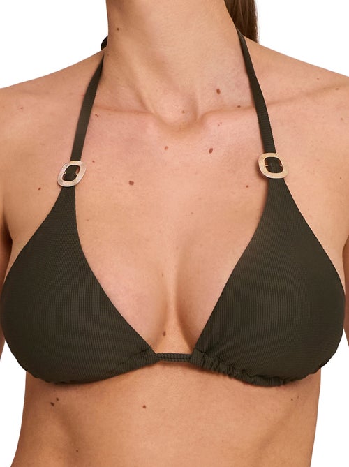 Haut maillot de bain triangle préformé SOLSTICE - Kiabi Haut maillot de bain triangle préformé SOLSTICE - Kiabi