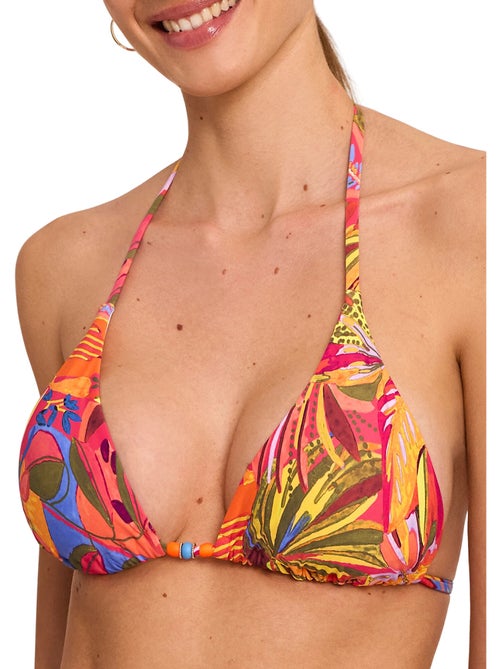Haut maillot de bain triangle préformé SUNSET - Kiabi Haut maillot de bain triangle préformé SUNSET - Kiabi