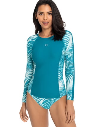 Haut maillot de surf rashguard manches longues Coal