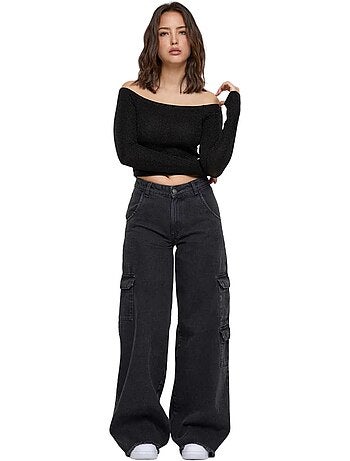 Haut manches longues motif/style paillettes - urban classics