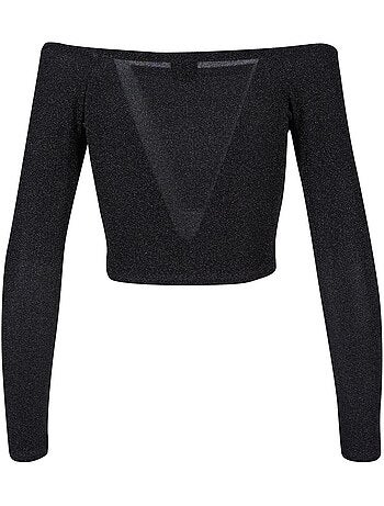 Haut manches longues motif/style paillettes - urban classics