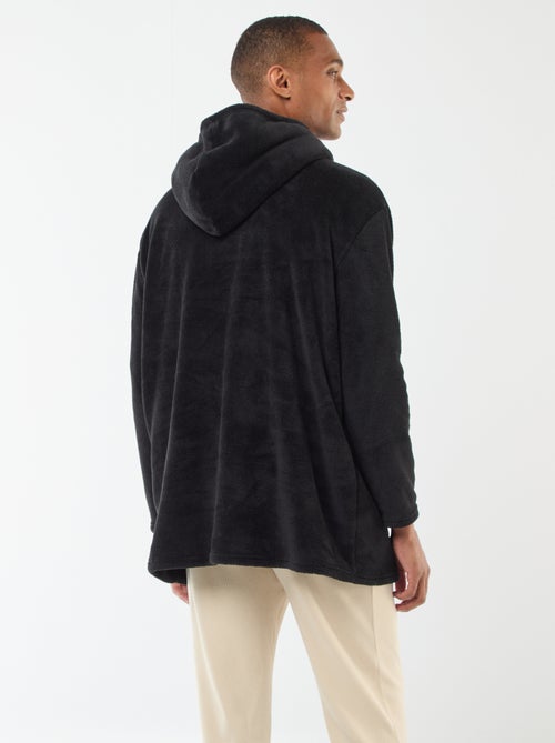 Haut nuit 'One piece' à capuche - Kiabi