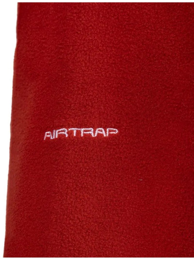 Haut polaire à col montant boutonné mantle - trespass Orange/Rouge - Kiabi