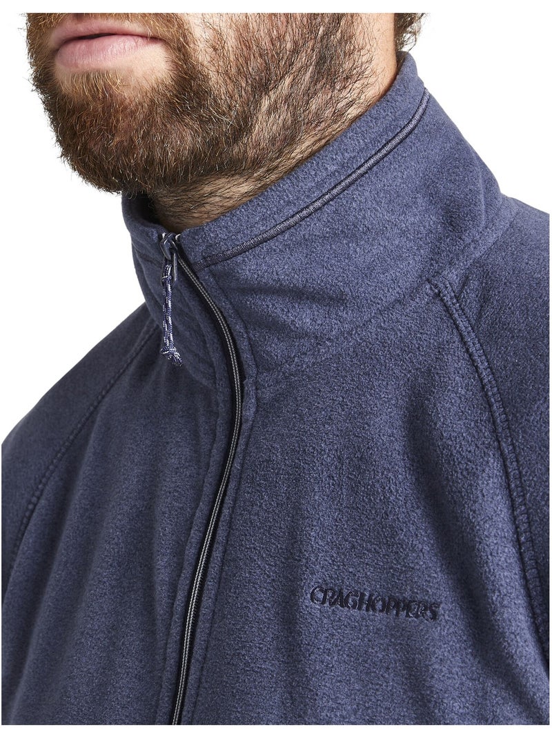 Haut polaire à col montant zippé corey - craghoppers Bleu marine - Kiabi