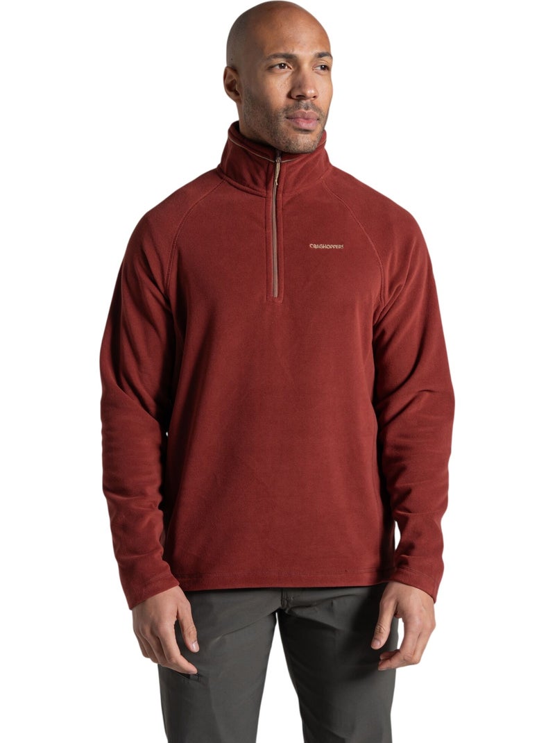 Haut polaire à col montant zippé corey - craghoppers Rouge - Kiabi