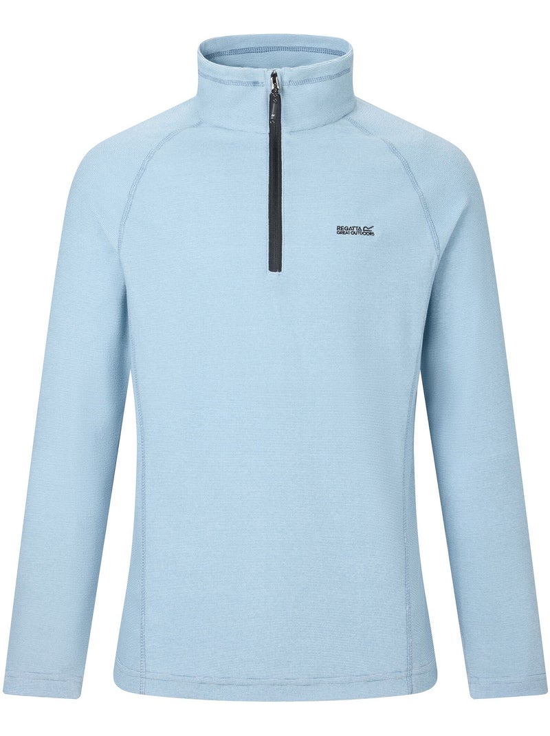 Haut polaire à col montant zippé montes - regatta Bleu turquoise - Kiabi