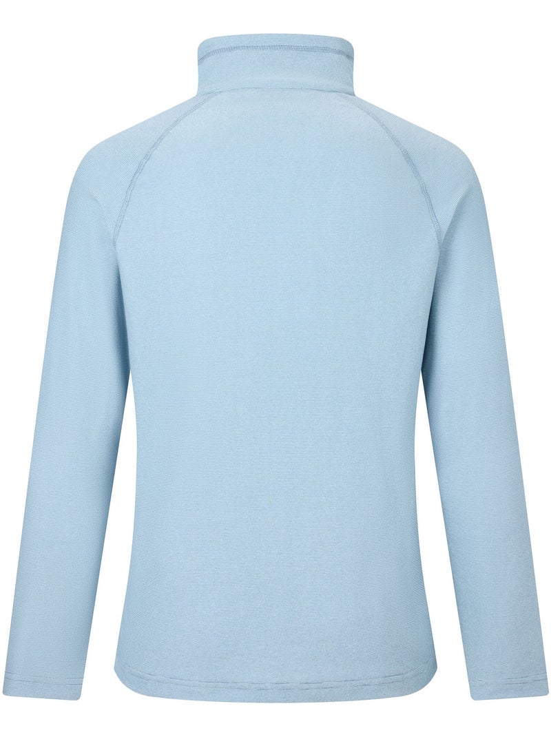 Haut polaire à col montant zippé montes - regatta Bleu turquoise - Kiabi