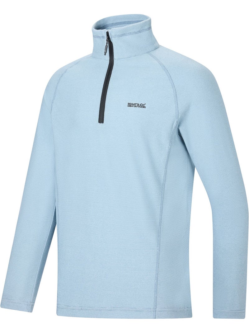 Haut polaire à col montant zippé montes - regatta Bleu turquoise - Kiabi