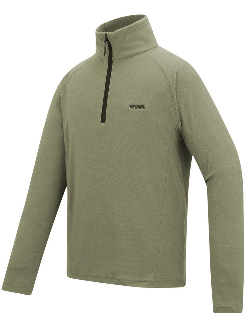 Haut polaire à col montant zippé montes - regatta Vert pastel - Kiabi