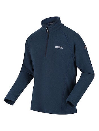Haut polaire à col montant zippé motif/style alvéolé kenger - regatta
