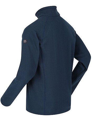 Haut polaire à col montant zippé motif/style alvéolé kenger - regatta