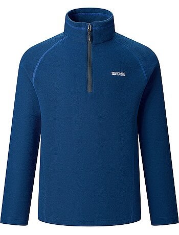 Haut polaire à col montant zippé motif/style alvéolé kenger - regatta