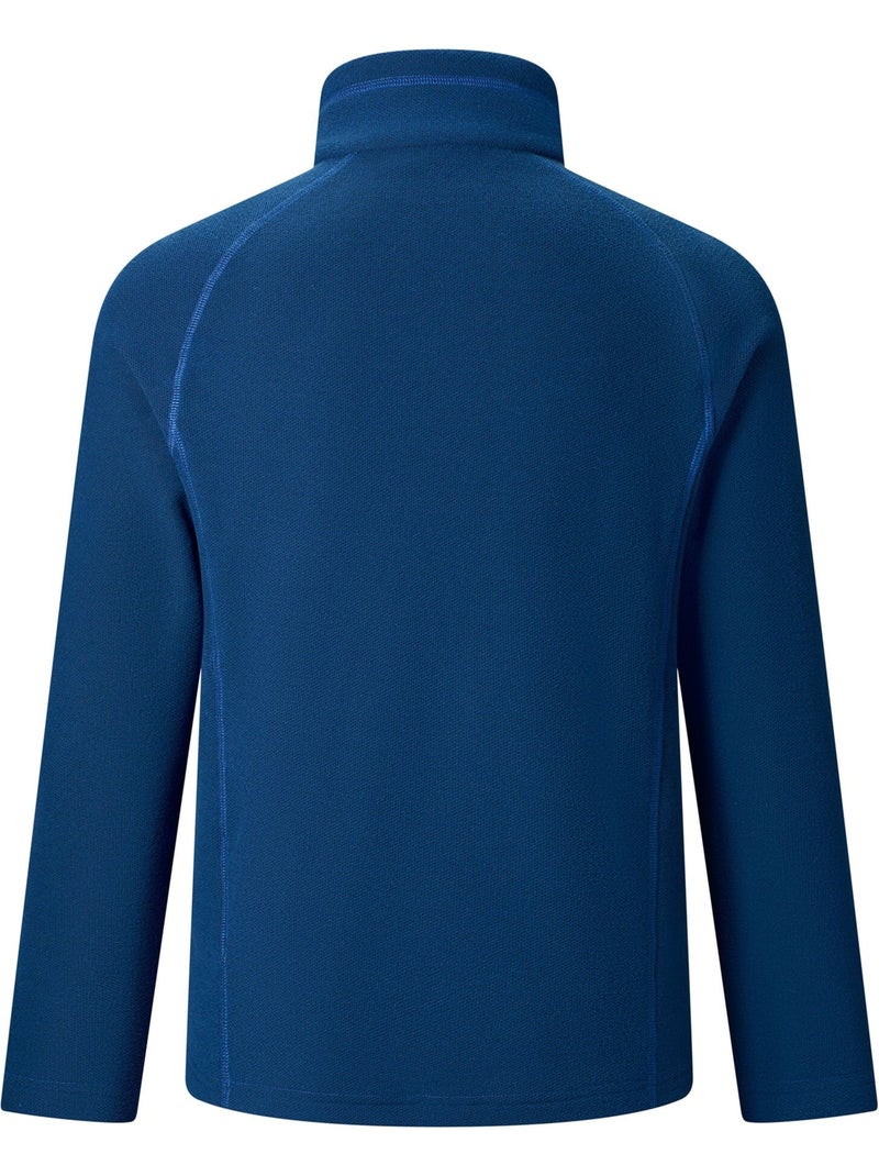 Haut polaire à col montant zippé motif/style alvéolé kenger - regatta Bleu roi - Kiabi