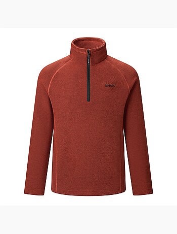 Haut polaire à col montant zippé motif/style alvéolé kenger - regatta