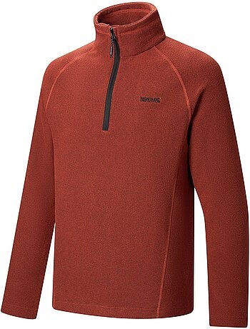 Haut polaire à col montant zippé motif/style alvéolé kenger - regatta