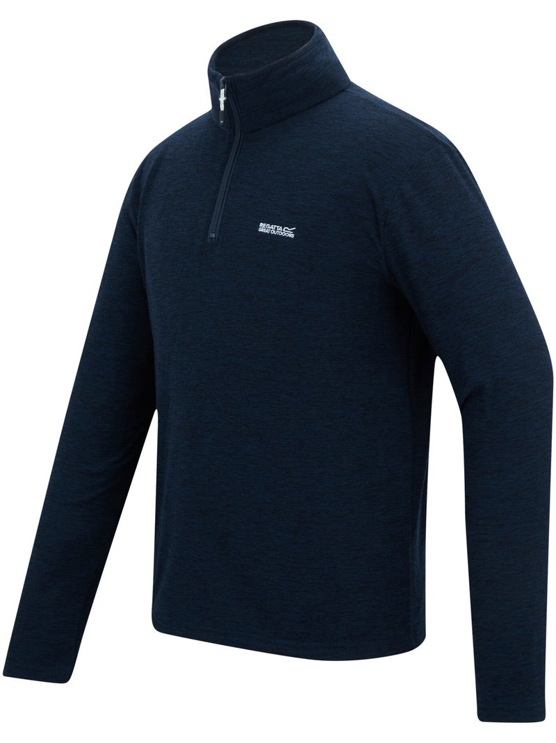Haut polaire à col montant zippé thompson - regatta Bleu marine - Kiabi