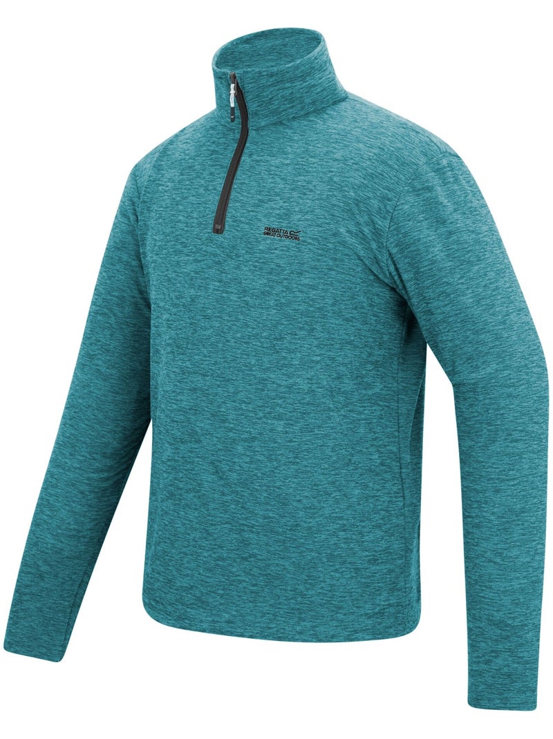 Haut polaire à col montant zippé thompson - regatta Bleu turquoise - Kiabi