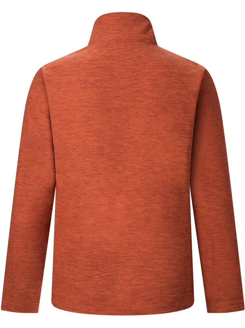 Haut polaire à col montant zippé thompson - regatta Orange corail - Kiabi