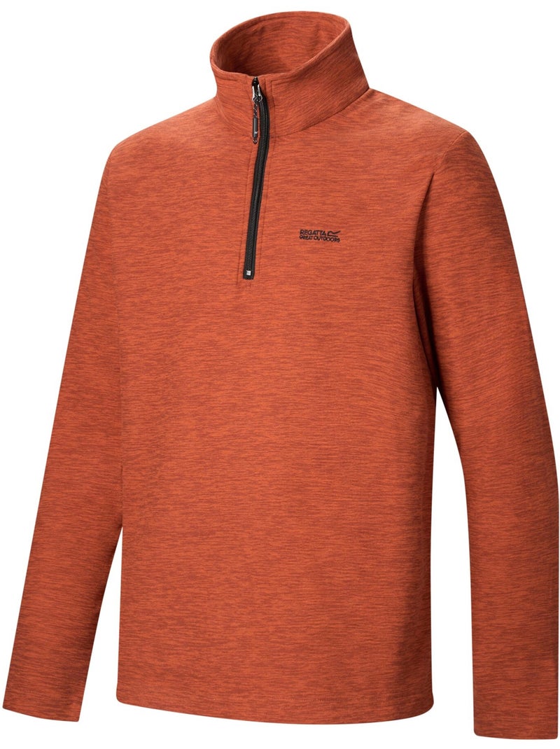 Haut polaire à col montant zippé thompson - regatta Orange corail - Kiabi