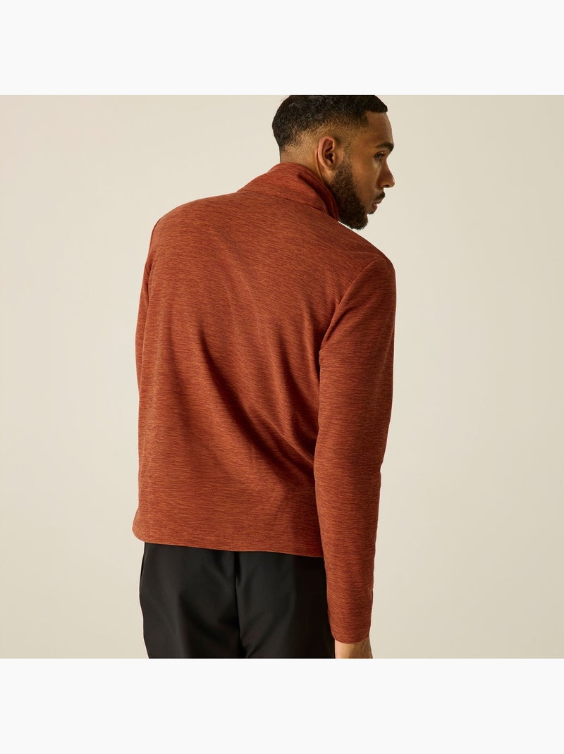 Haut polaire à col montant zippé thompson - regatta Orange corail - Kiabi