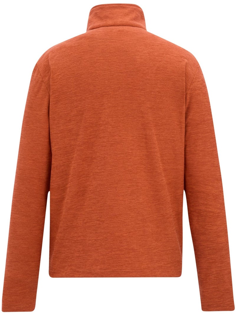 Haut polaire à col montant zippé thompson - regatta Orange/Rouge - Kiabi