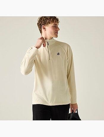 Haut polaire uni à col montant zippé freethink - dare 2b