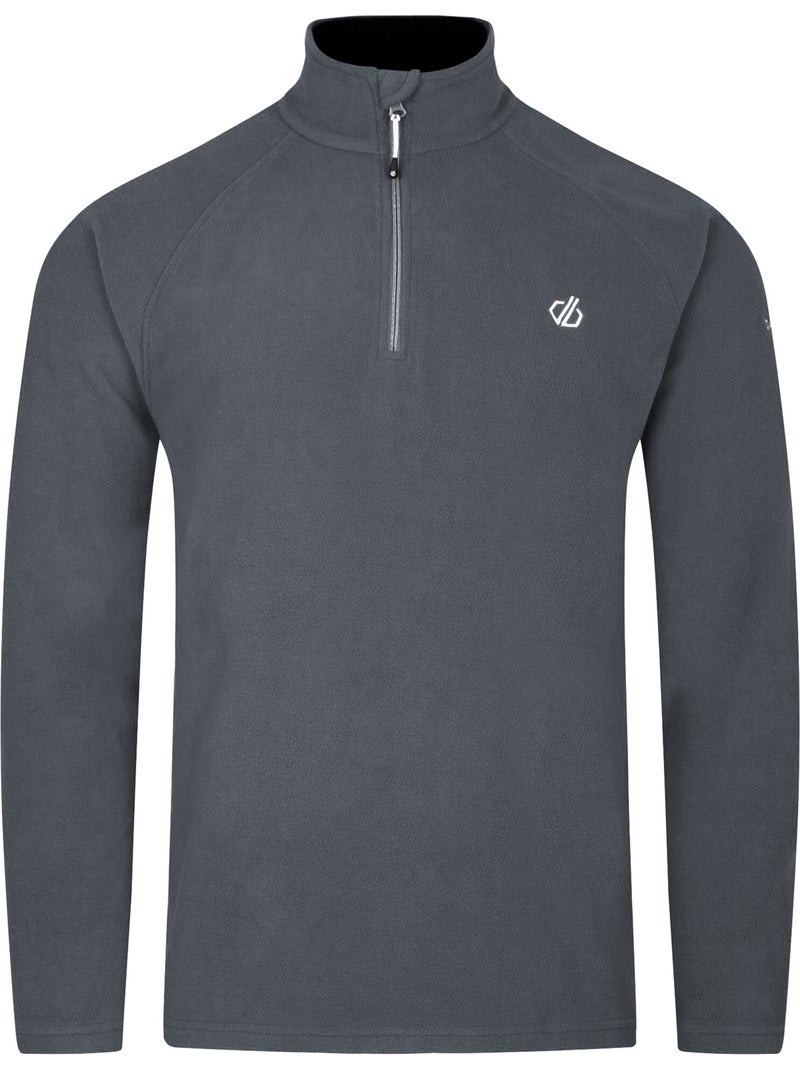Haut polaire uni à col montant zippé freethink - dare 2b Gris foncé - Kiabi