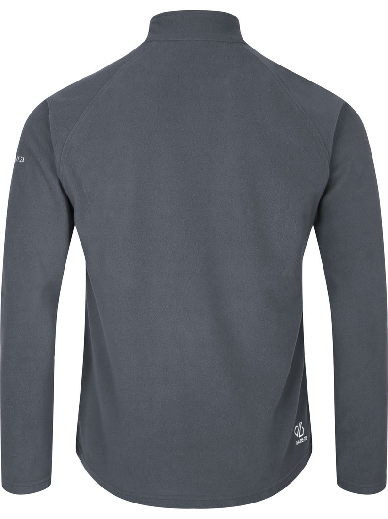 Haut polaire uni à col montant zippé freethink - dare 2b Gris foncé - Kiabi