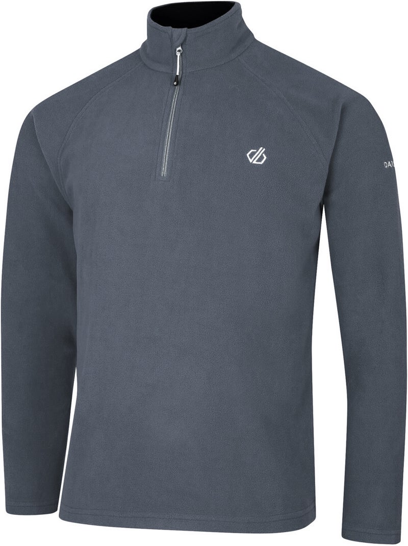 Haut polaire uni à col montant zippé freethink - dare 2b Gris foncé - Kiabi
