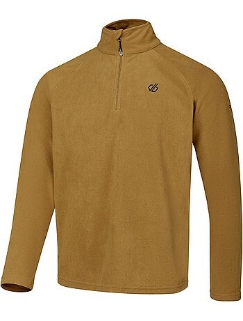 Haut polaire uni à col montant zippé freethink - dare 2b