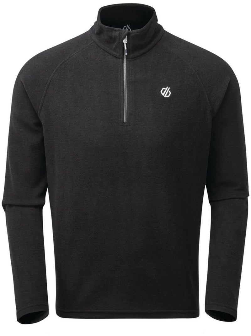 Haut polaire uni à col montant zippé freethink - dare 2b Noir - Kiabi